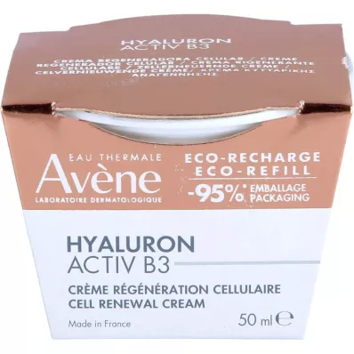 AVENE Crema cellulare Hyaluron Activ B3 confezione di ricarica, 50 ml