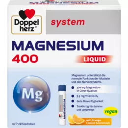 DOPPELHERZ Magnesio 400 Sistema liquido Trinkamp., 10 pz
