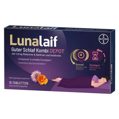 LUNALAIF Compresse Combi Depot Good Sleep, 15 pz