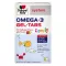 Doppelherz Omega-3 Gel-Tabs family Sistema di agrumi alla fragola, 60 pz