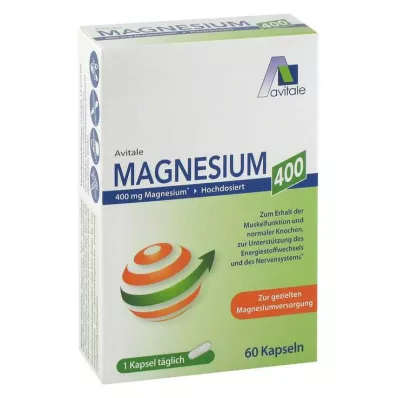 MAGNESIUM 400 mg capsule, 60 pezzi MAGNESIUM 400 mg capsule, 60 pezzi