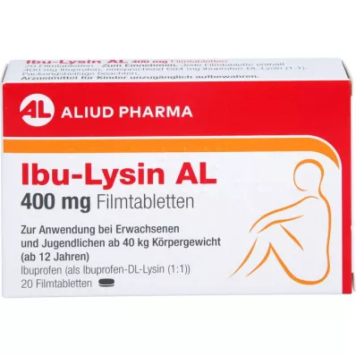 IBU-LYSIN AL 400 mg compresse rivestite con film, 20 pezzi
