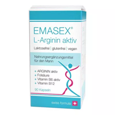 Capsule attive Emasex L-Arginina, 90 pezzi
