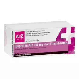 IBUPROFEN AbZ 400 mg compresse acute rivestite con film, 50 pz