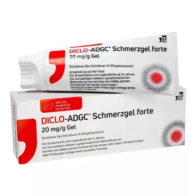 DICLO-ADGC® gel antidolorifico forte 20 mg/g, 100 g