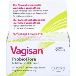 VAGISAN ProbioFlora Batteri dellacido lattico capsule vaginali, 8 pz
