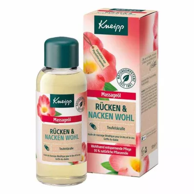 KNEIPP Olio per massaggio schiena &amp; Collo Bene, 100 ml