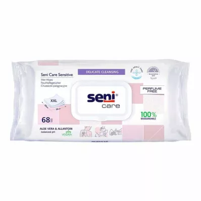 Salviette umide sensibili Seni® care, 68 pz