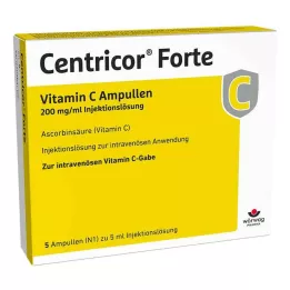 CENTRICOR Forte Vitamina C Amp. 200 mg/ml Soluzione iniettabile, 5X5 ml