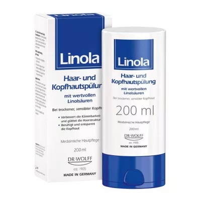 Balsamo per capelli e cuoio capelluto Linola, 200 ml