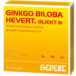 GINKGO BILOBA HEVERT fiale injekt N, 10 pz