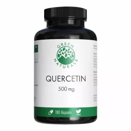 GREEN NATURALS Quercetina 500 mg capsule ad alto dosaggio, 180 pezzi