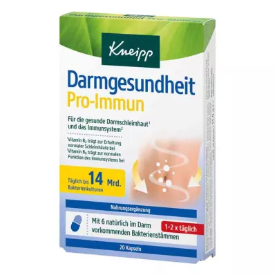 Capsule pro-immunitarie Kneipp per la salute intestinale (20 pezzi) Capsule pro-immunitarie Kneipp per la salute intestinale (20 pezzi)
