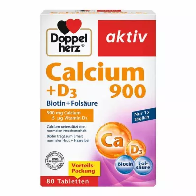 Doppelherz Calcium 900 + D3 compresse, 80 pz Doppelherz Calcium 900 + D3 compresse, 80 pz