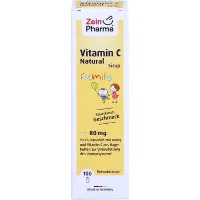 VITAMIN C NATURAL 80 mg Sciroppo per famiglie, 50 ml