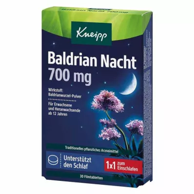 Kneipp Valeriana Notte 700 mg compresse rivestite con film, 30 pz