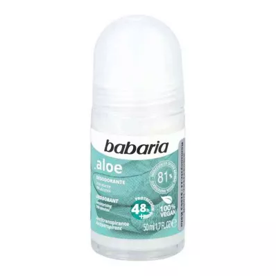 Babaria Aloe Vera Deodorante Roll-on 48 ore (50 ml) Babaria Aloe Vera Deodorante Roll-on 48 ore (50 ml)