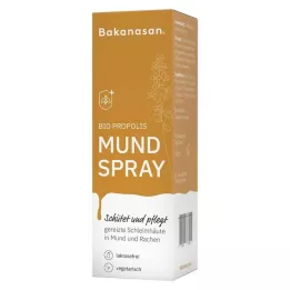 BAKANASAN Spray bocca alla propoli biologica, 15 ml