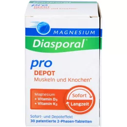MAGNESIUM DIASPORAL pro D3+K2 DEPOT Muscle+Kno.Tab, 30 pz