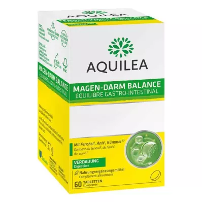 Aquilea Compresse per lequilibrio intestinale dello stomaco, 60 pz