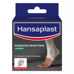 HANSAPLAST Nastro sportivo robusto 3,8 cm x 10 m bianco, 1 pz