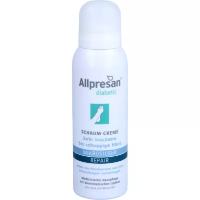 ALLPRESAN diabetic Microsilver+Repair Foam Cream, 125 ml