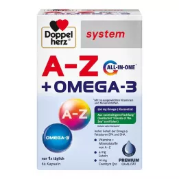 DOPPELHERZ Capsule del sistema all-in-one A-Z+Omega-3, 60 pezzi