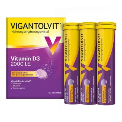 Vigantolvit 2000 i.E. Compresse effervescenti di vitamina D3 (60 pezzi)