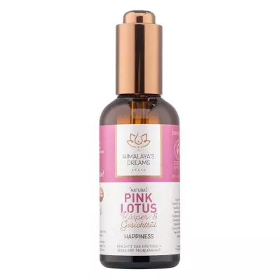 Himalayas Dreams Ayurveda Corpo &amp; Olio viso Loto Rosa, 100 ml