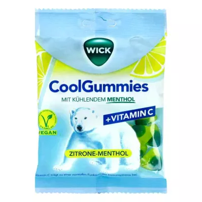 WICK CoolGummies al mentolo e limone, 90 g WICK CoolGummies al mentolo e limone, 90 g