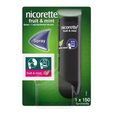Nicorette Fruit & Menta Spray 1 mg/spray Nfc, 1 pz Nicorette Fruit & Menta Spray 1 mg/spray Nfc, 1 pz