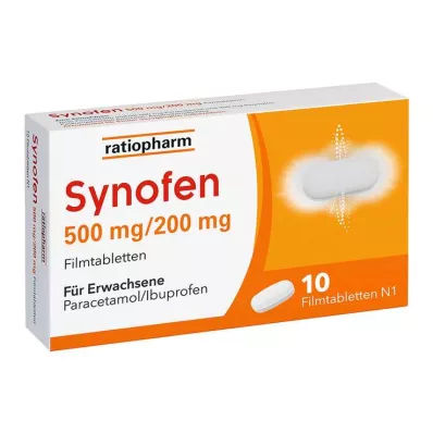 Synofen - con ibuprofene e paracetamolo, 10 pezzi Synofen - con ibuprofene e paracetamolo, 10 pezzi
