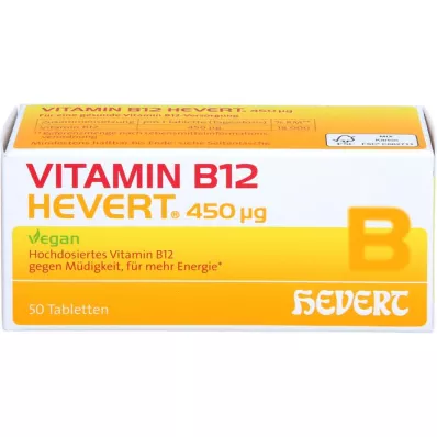 VITAMIN B12 HEVERT 450 μg compresse, 50 pz