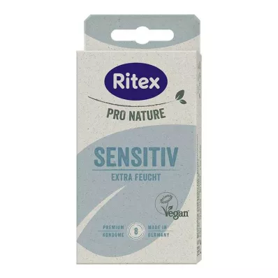 Preservativi vegani Ritex Pro Nature Sensitive, 8 pz