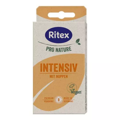 Preservativi vegani Ritex Pro Nature Intensive, 8 pz