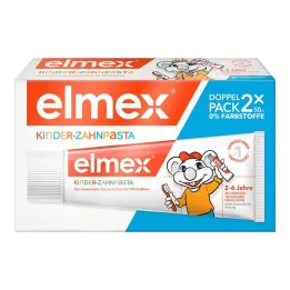ELMEX Dentifricio per bambini 2-6 anni Duo Pack, 2X50 ml