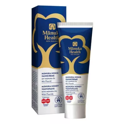 Dentifricio al miele Manuka Health con fluoro (75 ml)