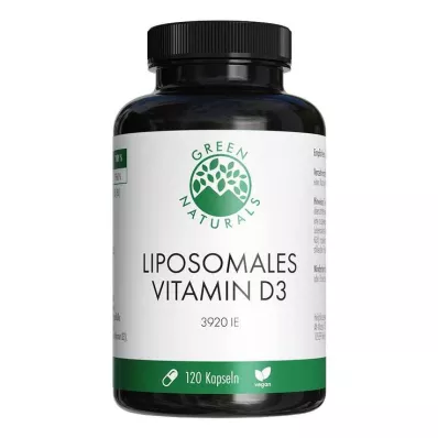 Green Naturals Capsule liposomiali ad alto dosaggio di vitamina D3, 120 pezzi