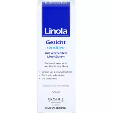 LINOLA Crema viso sensibile, 50 ml