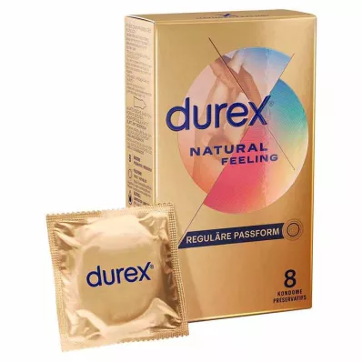 DUREX Preservativi Natural Feeling, 8 pezzi