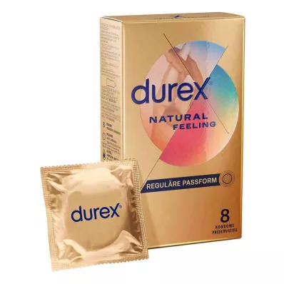 DUREX Preservativi Natural Feeling, 8 pezzi DUREX Preservativi Natural Feeling, 8 pezzi