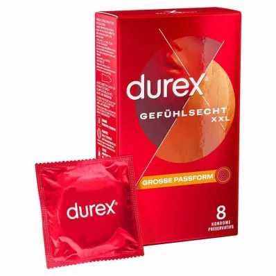 DUREX Sensitive XXL Preservativi, 8 pezzi