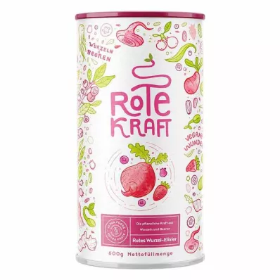 ROTE KRAFT Curcuma+Maca+Acai+Proteine in polvere vegana, 600 g