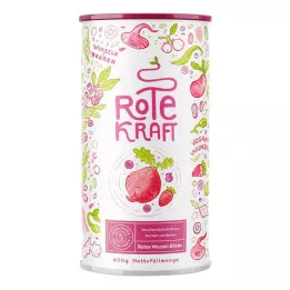 ROTE KRAFT Curcuma+Maca+Acai+Proteine in polvere vegana, 600 g