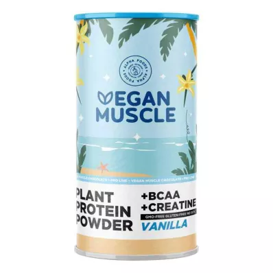 Proteine Muscolari Vegane Proteine Alla Vaniglia + Creatina In Polvere (600 g)