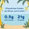 Proteine Muscolari Vegane Proteine Alla Vaniglia + Creatina In Polvere (600 g)
