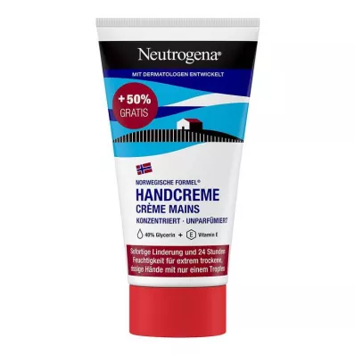 Neutrogena Crema mani concentrata formula norvegese senza profumo, 75 ml