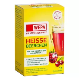 WEPA Bacche calde+Vit.C+Zinco+Magnesio in polvere, 10X10 g