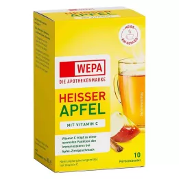 WEPA mela calda+vitamina C in polvere, 10X10 g