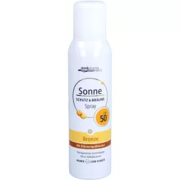 SONNE SCHUTZ &amp; Spray abbronzante bronzo LSF 50, 150 ml